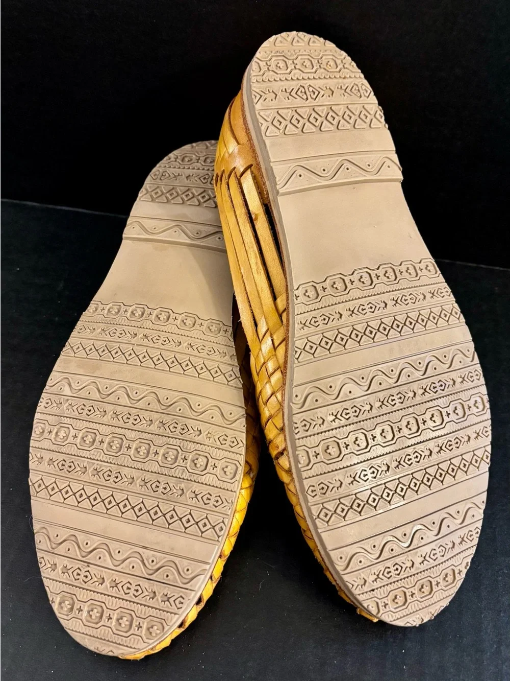 Rare Guaraxez El Corazon Devil Huarache Leather Shoes W10 Handmade Mexico